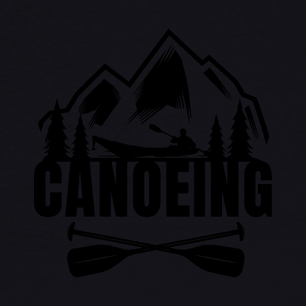 Canoeist Canoeing by Foxxy Merch